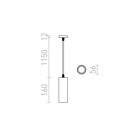 Lampa wisząca nowoczesna MAVRO R12991 - Rendl