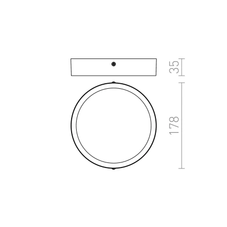 Plafon nowoczesny HUE R 17 DIMM R13073 - Rendl