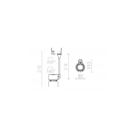 Lampa do szyn 3F INDY 210 R13165 - Rendl