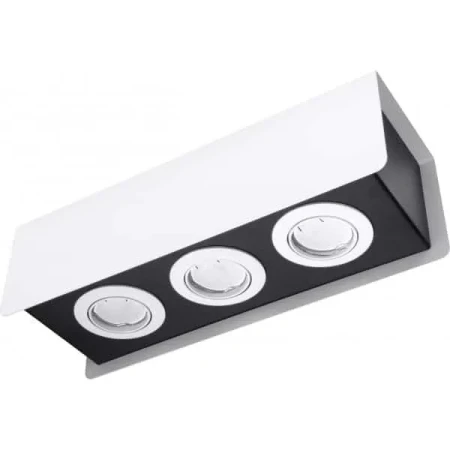 Oprawa sufitowa STEREO 3 Biały SL.0407 - Sollux