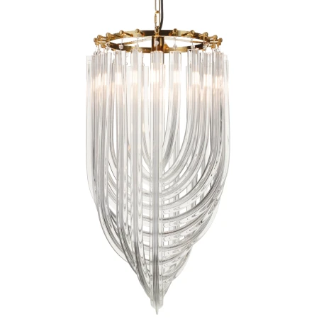 Lampa designerska wisząca WAVE złota 40 cm DP0339-400 gold - Step Into Design