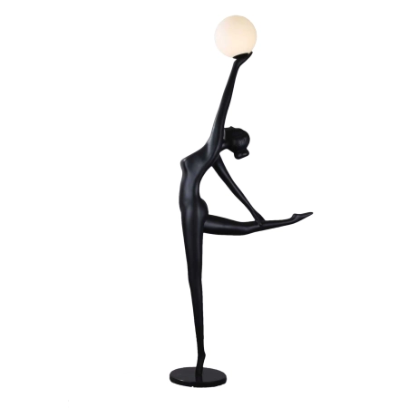 Lampa podłogowa WOMAN BALLERINA czarna 210 cm F9221 - Step Into Design