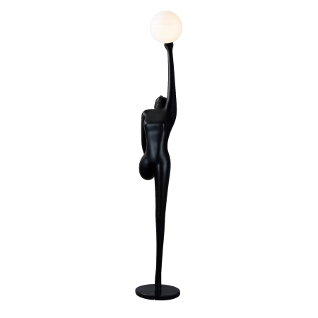 Lampa podłogowa WOMAN BALLERINA czarna 210 cm F9221 - Step Into Design
