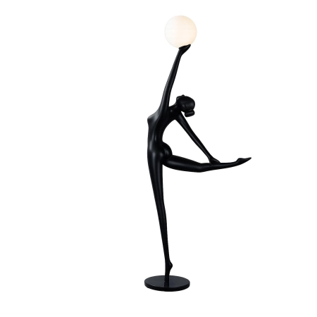 Lampa podłogowa WOMAN BALLERINA czarna 210 cm F9221 - Step Into Design