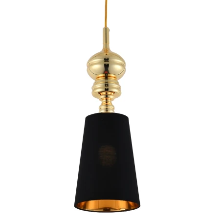 Lampa klasyczna wisząca QUEEN-1 MP-8846-18 black gold - Step Into Design