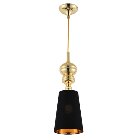 Lampa klasyczna wisząca QUEEN-1 MP-8846-18 black gold - Step Into Design
