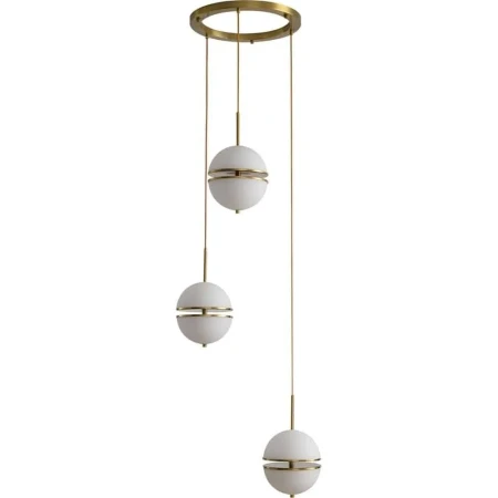 Lampa nad stół wisząca nowoczesna SFERA-3 szczotkowane złoto MP0094-3 - Step Into Design