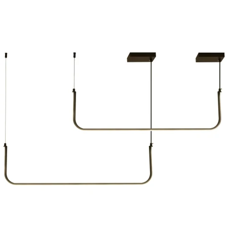 Lampa wisząca MINIMA-2 led czarna 120 cm MP0095-2-120 - Step Into Desgin