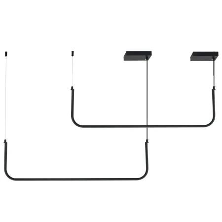 Lampa wisząca MINIMA-2 led czarna 120 cm MP0095-2-120 - Step Into Desgin