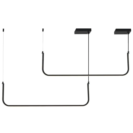 Lampa wisząca MINIMA-2 led czarna 120 cm MP0095-2-120 - Step Into Desgin