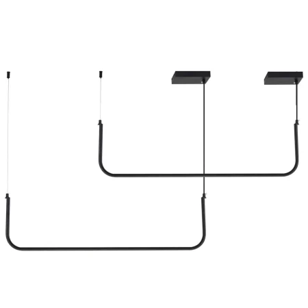 Lampa wisząca nowoczesna MINIMA-2 czarny MP0095-2 - Step Into Design