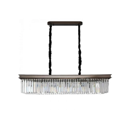 Lampa kryształowa wisząca SPARKLE SINGLE szczotkowany antracyt MP0097A - Step Into Design