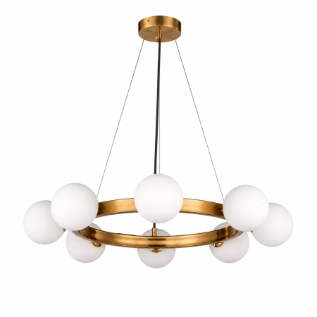 Lampa wisząca MOLECULA 60 cm złoto szczotkowane NOW-10882-60 gold - Step Into Design