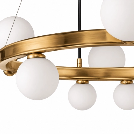Lampa wisząca MOLECULA 60 cm złoto szczotkowane NOW-10882-60 gold - Step Into Design