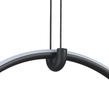 Lampa wisząca RING COCO 1 LED czarna 40 cm ST-10339P/1H - Step Into Design