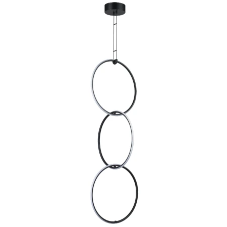Lampa wisząca RING COCO 3 LED czarna 40 cm ST-10339P/3H - Step Into Design