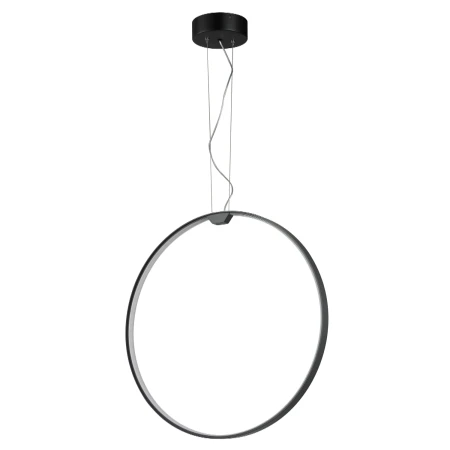 Lampa wisząca RING ACIRCULO LED czarna 50 cm ST-10453P/D500A black - Step Into Design