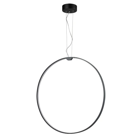 Lampa wisząca RING ACIRCULO LED czarna 74 cm ST-10453P/D740A black - Step Into Design