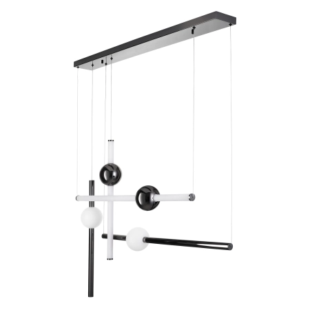 Lampa wisząca O-LINE L-4 LED mosiądz 110 cm ST-1691L-4 BLACK - Step Into Design