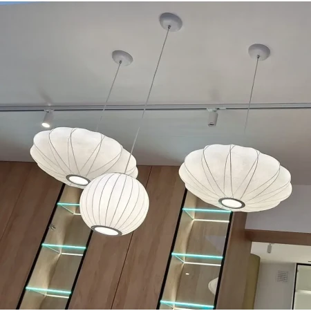 Lampa wisząca SILK biała 50 cm ST-2330-50 - Step Into Design ST-2330-50 - Step Into Desgin