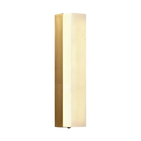 Lampa ścienna BLOCK biały marmur i mosiądz 40 cm ST-3390 - Step Into Desgin