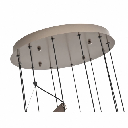 Lampa wisząca NAMI-12 - LED, szary szczotkowany 340 cm ST-3602A-12 - Step Into Design