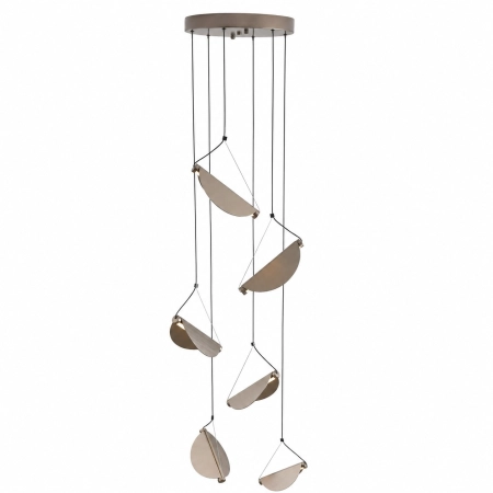 Lampa wisząca NAMI-6 - LED, szary szczotkowany 240 cm ST-3602A-6 - Step Into Design