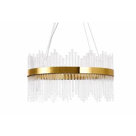Lampa wisząca HESTIA 60 cm – żyrandol LED, złoty połysk ST-4999-60 mirror gold - Step Into Design