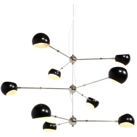 Lampa wisząca ASTRONOMY-9 czarna 165 cm ST-5335-9 - Step Into Desgin