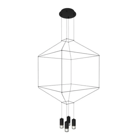 Lampa loft wisząca LINEA-4 czarna ST-5961-4 - Step Into Design