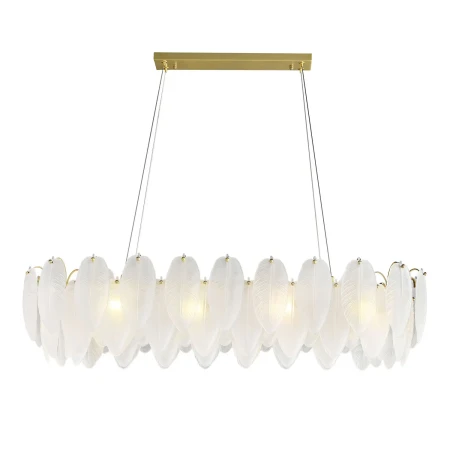 Lampa wisząca PIUMA LONG biała 100 cm ST-6289-10C - Step Into Desgin