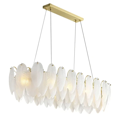 Lampa wisząca PIUMA LONG biała 100 cm ST-6289-10C - Step Into Desgin