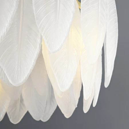 Lampa wisząca PIUMA LONG biała 100 cm ST-6289-10C - Step Into Desgin