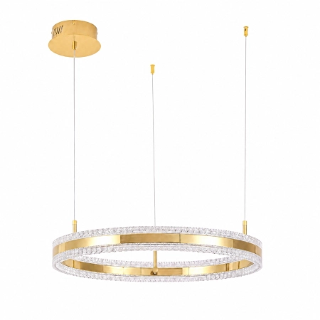 Lampa wisząca ARKADIA LED 60 cm - złoty połysk ST-6376-60 mirror gold - Step Into Design