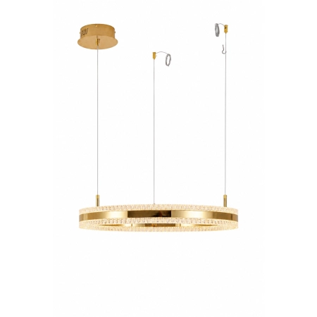 Lampa wisząca ARKADIA LED 60 cm - złoty połysk ST-6376-60 mirror gold - Step Into Design