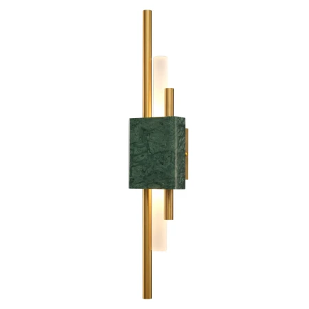 Lampa ścienna marmurowa zielono złota ELLIE ST-7007W-GREEN - Step Into Design
