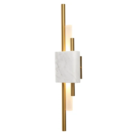 Lampa ścienna marmurowa biało złota ELLIE ST-7007W-WHITE - Step Into Design