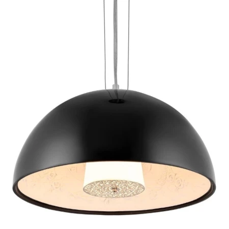Lampa wisząca nowoczesna FROZEN GARDEN czarna błyszcząca 40 cm ST-7049S black shiny - Step Into Design