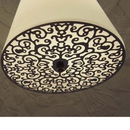 Lampa wisząca nowoczesna FROZEN GARDEN czarna błyszcząca 40 cm ST-7049S black shiny - Step Into Design