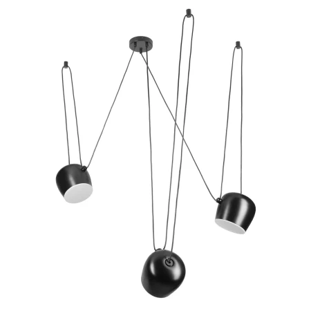 Lampa nad stół designerska wisząca designerska BENNA-3 czarna ST-8051S-3 - Step Into Design