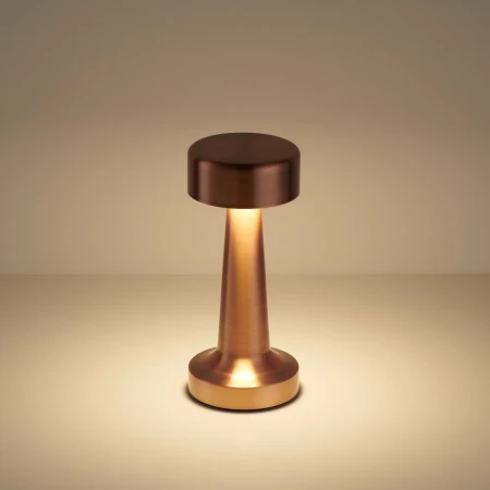 Lampa stołowa TAVOLO A LED dotykowa miedziana 21 cm ST-8127T/A COPPER - Step Into Desgin