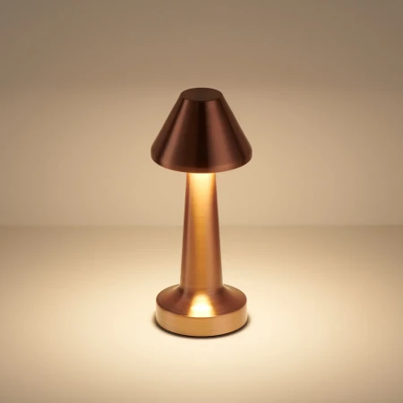 Lampa stołowa TAVOLO B LED dotykowa miedziana 23 cm ST-8127T/B COPPER - Step Into Desgin