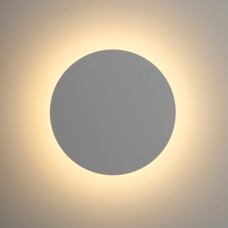 Lampa ścienna NYX 20 cm - LED okrągła, metalowa, biała ST-8293W/20 white - Step Into Design