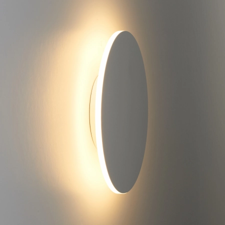 Lampa ścienna NYX 25 cm - LED okrągła, metalowa, biała ST-8293W/25 white - Step Into Design