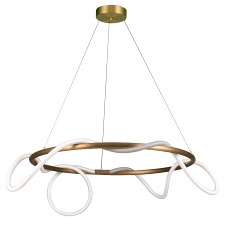 Lampa stylowa wisząca FANTASIA ROUND LED złota 60 cm ST-9282R/D60 - Step Into Design