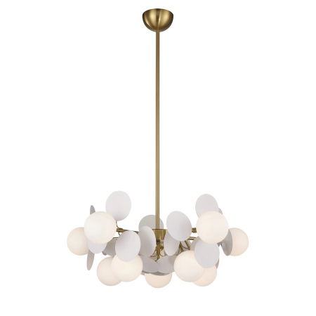 Lampa wisząca CHIC-5, biało złota 65 cm ST-DL-2969P-5 - Step Into Design