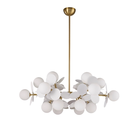Lampa wisząca CHIC-6, biało złota 90 cm ST-DL-2969P-6 - Step Into Design