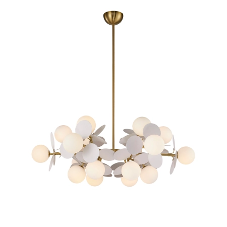 Lampa wisząca CHIC-6, biało złota 90 cm ST-DL-2969P-6 - Step Into Design