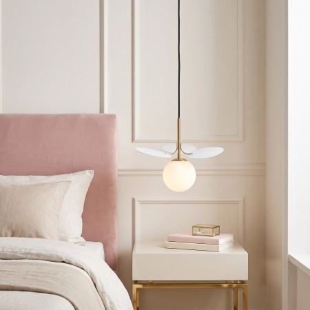 Lampa wisząca CHIC-1, 20 cm - biało złota ST-DL-2969P1 - Step Into Design