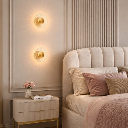 Lampa ścienna SUNBLAST - kinkiet LED 20 cm, złoty ST-DL5623W - Step Into Design